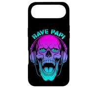 Carcasa para iPhone Air Rave Papi EDM Music Festival Trippy Skull DJ Auriculares