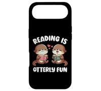 Carcasa para iPhone Air Reading Is Otterly Fun Nutria Niños Niñas Bookworm Book Lover