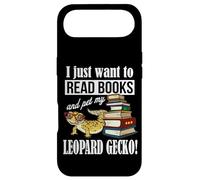 Carcasa para iPhone Air Reading Reptile Read Books Pet Leopard Gecko Lover