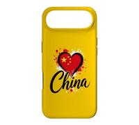 Carcasa para iPhone Air Recuerdo de Viaje de Negocios con la Bandera de Vacaciones en Forma de corazón de «Me Encanta China