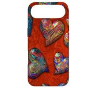 Carcasa para iPhone Air Red Boho Aesthetic Love Graphic For Women Mom Abstract Heart
