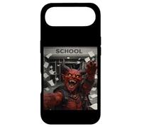 Carcasa para iPhone Air Red Devil Último Día De Escuela Vacaciones De Verano Divertido Meme Selfie