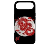 Carcasa para iPhone Air Red Dragon White Rising Sun Chinese Strength Symbol
