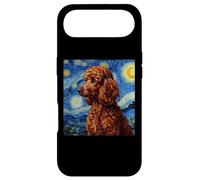 Carcasa para iPhone Air Red Poodle Dog Van Gogh Style Starry Night