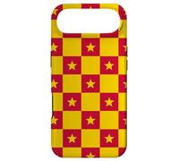 Carcasa para iPhone Air Red Yellow Geometric Star Square Vietnam Flag Pattern
