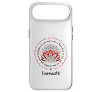 Carcasa para iPhone Air Refranes de meditación para Profesores de Yoga Namaste We Are One Lotus
