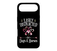 Carcasa para iPhone Air Regalo de los Amantes de los Perros y los Caballos fácilmente distraídos
