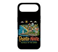 Carcasa para iPhone Air Regalo de Recuerdo de Viaje de Pointe-Noire Congo Dibujado a Mano