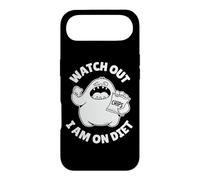 Carcasa para iPhone Air Regalo Genial y Divertido para Amantes de la Comida dietética de Watch out I Am on Diet