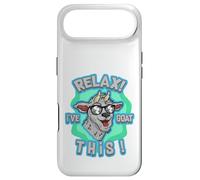 Carcasa para iPhone Air Relax I've Goat This Funny Cool Farm Animal Pun Design