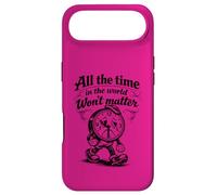 Carcasa para iPhone Air Reloj gótico Triste con Cita All The Time Won'T Matter