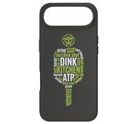 Carcasa para iPhone Air Reproductor de Bebidas Pickleball Life Paddle Word Cloud