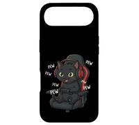 Carcasa para iPhone Air Reproductor de Videojuegos Black Cat Gamer Gaming Streamer
