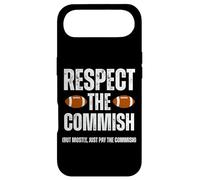 Carcasa para iPhone Air Respect The Commish Funny Fantasy Football Commissioner