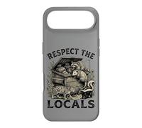 Carcasa para iPhone Air Respect The Locals Raccoon Funny Street Cats Respeta a los Locales