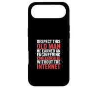 Carcasa para iPhone Air Respect This Old Man Engineering Without Internet -