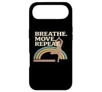 Carcasa para iPhone Air Respiración Movimiento Repetir Yoga Pose Rainbow