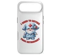 Carcasa para iPhone Air Retired Nurse GNOME I Need To Retire from Retirement Saying