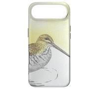 Carcasa para iPhone Air Retrato de pájaro de Acuarela Snipe de Wilson