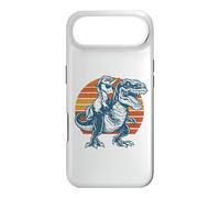 Carcasa para iPhone Air Retro Aesthetics Unicorn Riding T-Rex Dinosaur Funny