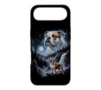 Carcasa para iPhone Air Retro Bulldog Aullando a la Luna 90s Bootleg Meme Puppy Dog