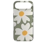 Carcasa para iPhone Air Retro Daisy Flower Leaves Boho Dark Green Cover