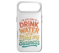 Carcasa para iPhone Air Retro Estoy Aquí para Beber Agua Y Mente Mi Negocio