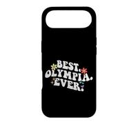 Carcasa para iPhone Air Retro Groovy Best Olympia Ever First Name Día de la Madre Niña