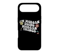Carcasa para iPhone Air Retro Groovy Im Morgan Haciendo Morgan Cosas Divertidas Día de la Madre