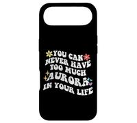 Carcasa para iPhone Air Retro Groovy Nunca Puedes Tener Demasiada Aurora En Tu Vida