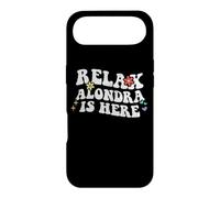 Carcasa para iPhone Air Retro Groovy Relax Alondra Is Here Funny Nombre del Día de la Madre