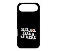 Carcasa para iPhone Air Retro Groovy Relax Liana Is Here Funny Nombre del Día de la Madre