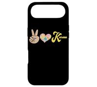 Carcasa para iPhone Air Retro Leopardo Paz Corazón Karma Boho Espiritual