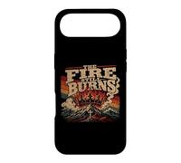 Carcasa para iPhone Air Retro Mountain Cross El Fuego Todavía Arde