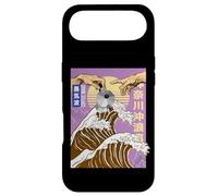 Carcasa para iPhone Air Retro Otaku Vaporwave Kanji Michelangelo Japón Wave café