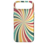 Carcasa para iPhone Air Retro Swirl Rainbow 70s Estética Boho Verano