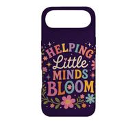 Carcasa para iPhone Air Retro Teacher Helping Little Minds Bloom Floral Cita