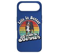 Carcasa para iPhone Air Retro Vintage Life Is Better Bernese Mountain Dog Lover