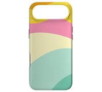 Carcasa para iPhone Air Retro Waves Swirls Pastel Rainbow Wavy Stripes 70s Aesthetic