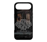 Carcasa para iPhone Air Revelation 3:20 I Stand at The Door and Knock - Jesus Quote