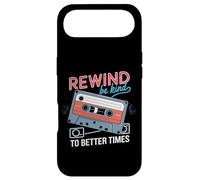 Carcasa para iPhone Air Rewind Be Kind To Better Times Casete Retro