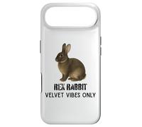Carcasa para iPhone Air Rex Rabbit Velvet Vibes Solo para fanáticos de Mascotas y Animales
