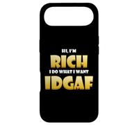 Carcasa para iPhone Air Rich Costume Idgaf Meme Personalized Wealthy Person Success