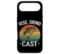 Carcasa para iPhone Air Rise Grind Cast Amante de la Pesca Pescado Susurrador Aventuras Lago