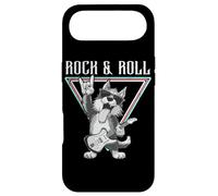 Carcasa para iPhone Air Rock & Roll Dog Playing Guitarra Eléctrica