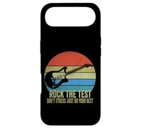 Carcasa para iPhone Air Rock The Test Don't Stress Test Day, Divertido día de exámenes, Profesor