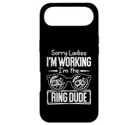 Carcasa para iPhone Air Rodamiento de Anillo Divertido Sorry Ladies I'm Working I'm The Ring Dud