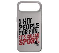 Carcasa para iPhone Air Roller Derby Diciendo: Golpeo a la Gente por diversión, se Llama Deporte