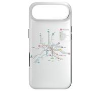 Carcasa para iPhone Air Roma Italia Metro Train Suburban Railway - Mapa de Ruta de Recuerdo