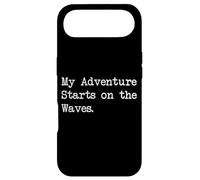Carcasa para iPhone Air Ropa Divertida con Cita de Surf My Adventure Starts on The Waves